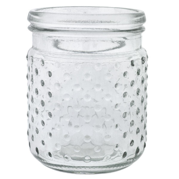 Glass Hobnail Vase 5.75"