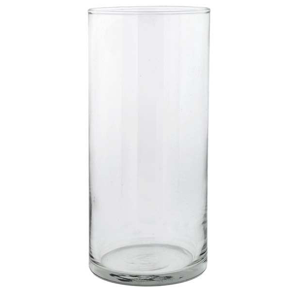 Glass Cylinder Vase 7.5"