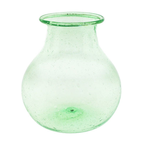 Recycled Green Glass Bud Vase